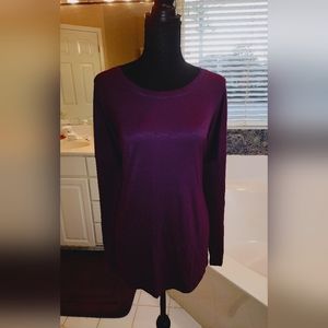 Time and Tru Drop Shoulder Tee